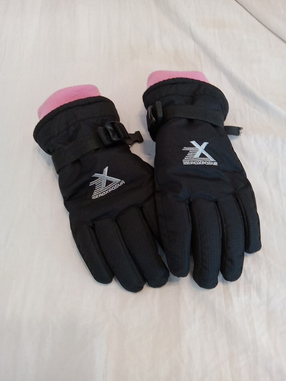 Zero Xposur Girls Black Thinsulate Winter Snow & Ski Gloves Small/Medium